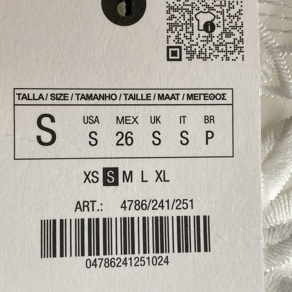 NWT. Zara ZW Collection Embroidered Midi Skirt. Size S. - Picture 10 of 13
